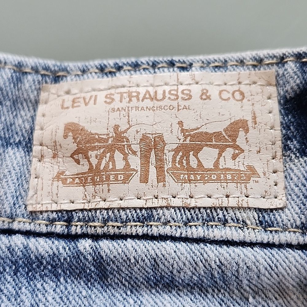Levi Shorty Short Denim Americana Shorts‎ Size 9 - Picture 5 of 10